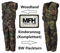 Kinderset - Weste - Hose - Hosenbeine abnehmbar -...