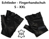 Lederhandschuhe Deluxe Ohne Finger Unisex