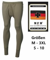 Bundeswehr Lange Unterhose -  extra warm - seitlicher...