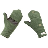 Strick-Faust-Fingerhandschuhe - Extra Warm - Abklappbare Fingerkuppen