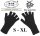 Feinstrick – Handschuhe ohne Finger - schwarz - Bikerhandschuhe - 100 % Polyacryl