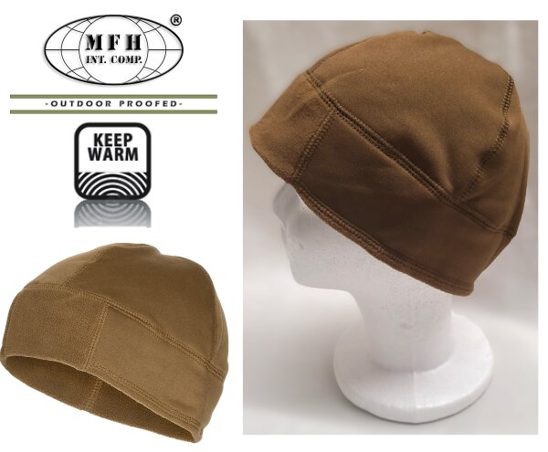 Taktische Fleece - Mütze - Beanie - Unisex - Coyote Tan