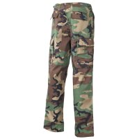 US BDU Einsatzhose - Kampfhose - Unisex - Knie- und Gesäßverstärkung - Woodland