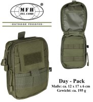 DayPack - EDC - Kompakt - Mollesystem - Leicht - Oliv