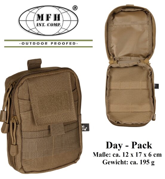 DayPack - EDC - Kompakt - Mollesystem - Leicht - Coyote Tan