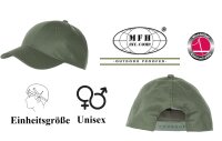 US Cap - Schirmmütze - Größenverstellbar - Unisex - Oliv