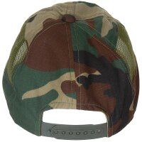 US Cap - Schirmmütze - Seitliches Netz -Größenverstellbar - Unisex - Woodland