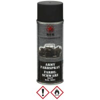 MFH Farbspray - Schwarz - Matt - Dosenspray - 400ml