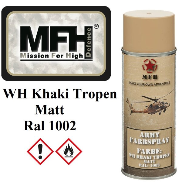 MFH Farbspray - WH Khaki Tropen - Matt - Dosenspray - 400ml