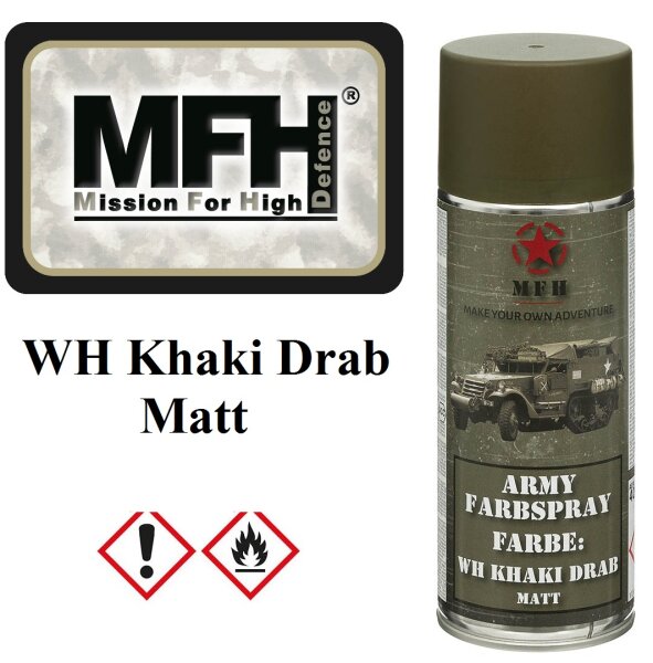 MFH Farbspray - WH Khaki Drab - Matt - Dosenspray - 400ml