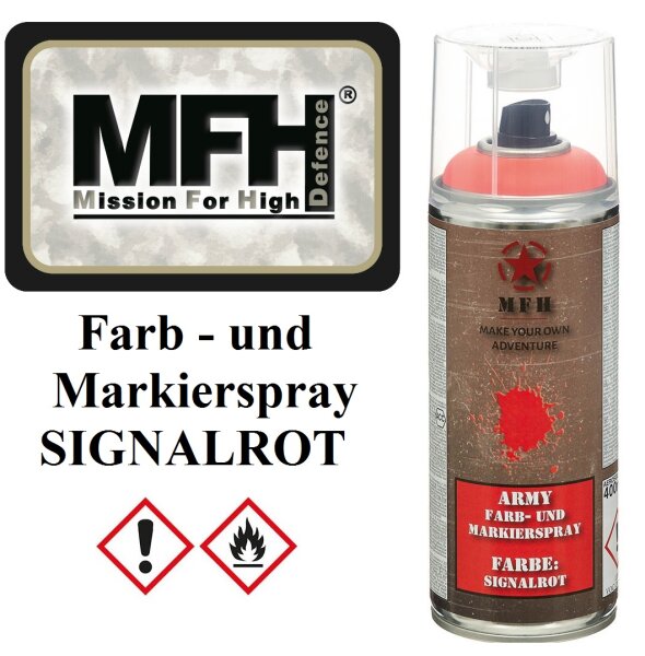 MFH Farbspray - Signalrot - Dosenspray - 400ml