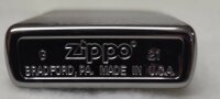 Original Zippo Feuerzeug - "Chrome Brushed" - Benzinfeuerzeug - Sturmfeuerzeug - Chrome Gebürstet