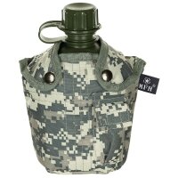 US Feldflasche - 1 Liter - BPA - frei - inkl. Tragehülle - AT Digital