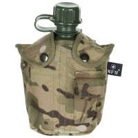 US Feldflasche - 1 Liter - BPA - frei - inkl. Tragehülle - Operation Ca