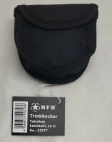 Trinkbecher -  Faltbar - Teleskop - Edelstahl - 15 cl