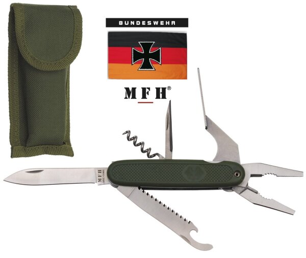 Taschenmesser - Bundeswehrstyle - mit Zange - mit Bundesadler