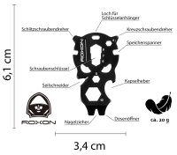 Roxon Multifunktions-Survival-Tool - 9 Funktionen -...