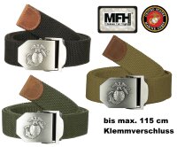 USMC Army - Survivalgürtel - Klickverschluss - ca. 4...