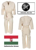 Italienischer Judoanzug - Hose + Jacke + Gürtel -...