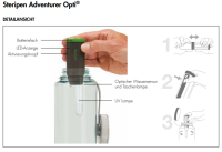 Katadyn® Steripen® Adventurer Opti™ UV Wasserentkeimer - Entfernt 99% Bakterien + Protozoen + Viren - Ultraleicht