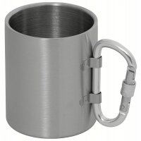 Tasse - Outdoorbecher - 100 % Edelstahl - ca. 300 ml -...