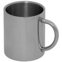 Tasse - Outdoorbecher - 100 % Edelstahl - ca. 250 ml -...