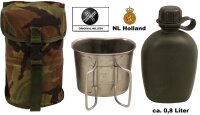 NL Holländische Feldflaschen Set - ca. 0,8 Liter -...