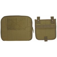 Tactical Tablet - Tasche "Molle" - Coyote Tan - beidseitig gepolstert - Verschlusslasche abnehmbar mit Tragegriff - ca. 25 x 20 x 2,5 cm