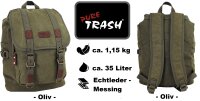 Rucksack Canvas "PureTrash" - ca. 35 Liter -...