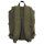 Rucksack Canvas "PureTrash" - ca. 35 Liter - Echtleder- und Messingaccessoire - Oliv - ca. 1,15 kg - ca. 32 x 46 x 25 cm