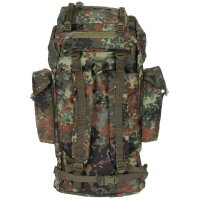 Deutscher Bundeswehr Kampfrucksack - Neufertigung - Flecktarn - ca. 65 Liter - ca. 1,4 kg - ca. 43 x 63 x 21 cm