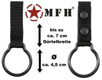 Taschenlampenhalter - mit Ring (bis Ø 4,5 cm) -...