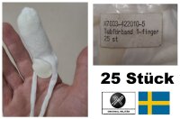 Schwedischer Fingerverband - Fingerlinge - 25 Stück...