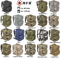 US Rucksack - Assault II - ca. 40 Liter - ca. 1,25 kg -...