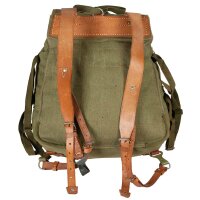 Rumänischer Rucksack - ca. 30 Liter - Oliv - ca. 1,8 kg -  ca. 45 x 30 x 20 cm -- 100% Baumwolle - Original Militär