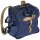 Rumänischer Rucksack - ca. 30 Liter - Blau -  ca. 45 x 30 x 20 cm -- 100 % Baumwolle - Neuwertig - Original Militär