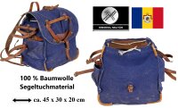 Rumänischer Rucksack - ca. 30 Liter - Blau -  ca. 45...