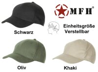 Baseball Cap - Flach - Gebürstet -...