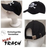 Baseball Cap - Großer Totenkopf-Stick auf der...