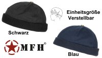 Cap - Ohne Schild - Klettverschluss - Strickrand - 100 %...