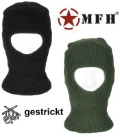 Sturmhaube - Balaclava - 1 Loch - gestrickt -...