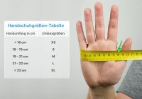 Fleece - Faust - Fingerhandschuhe - mit Ausziehlasche - umklappbare Fingerkappe mit Klettverschluss