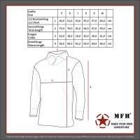 Bundeswehr Plüsch Rollkragenhemd - oliv -  extra warm - doppelter Strickbund am Kragen und Ärmel - 100 % Baumwolle