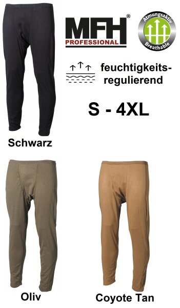 US Unterhose - Level II - Gen III - Fleece - atmungsaktiv und feuchtigkeitsregulierend - 100% Polyester