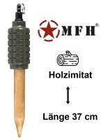 Holz Handgranate / Stielhandgranate - MK 2 / M 67 / F 1 / M 61 / M24 / M 43 / Russ. Mine - Deko