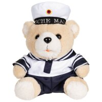 Teddybär - Marine -  Maskottchen - mit Anzug und...