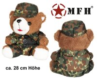 Teddybär - Heer -  Maskottchen - mit Anzug und...