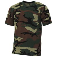 Kinder T - Shirt - klassisches Army T-Shirt - Single Jersey - 100% Baumwolle - 140-145 g/m²