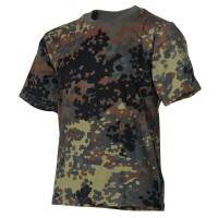 Kinder T - Shirt - klassisches Army T-Shirt - Single Jersey - 100 % Baumwolle - 170 g/m²