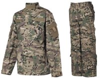 Camouflage Kinder Anzug Set: Hose und Jacke - Rip Stop - 100 % Baumwolle